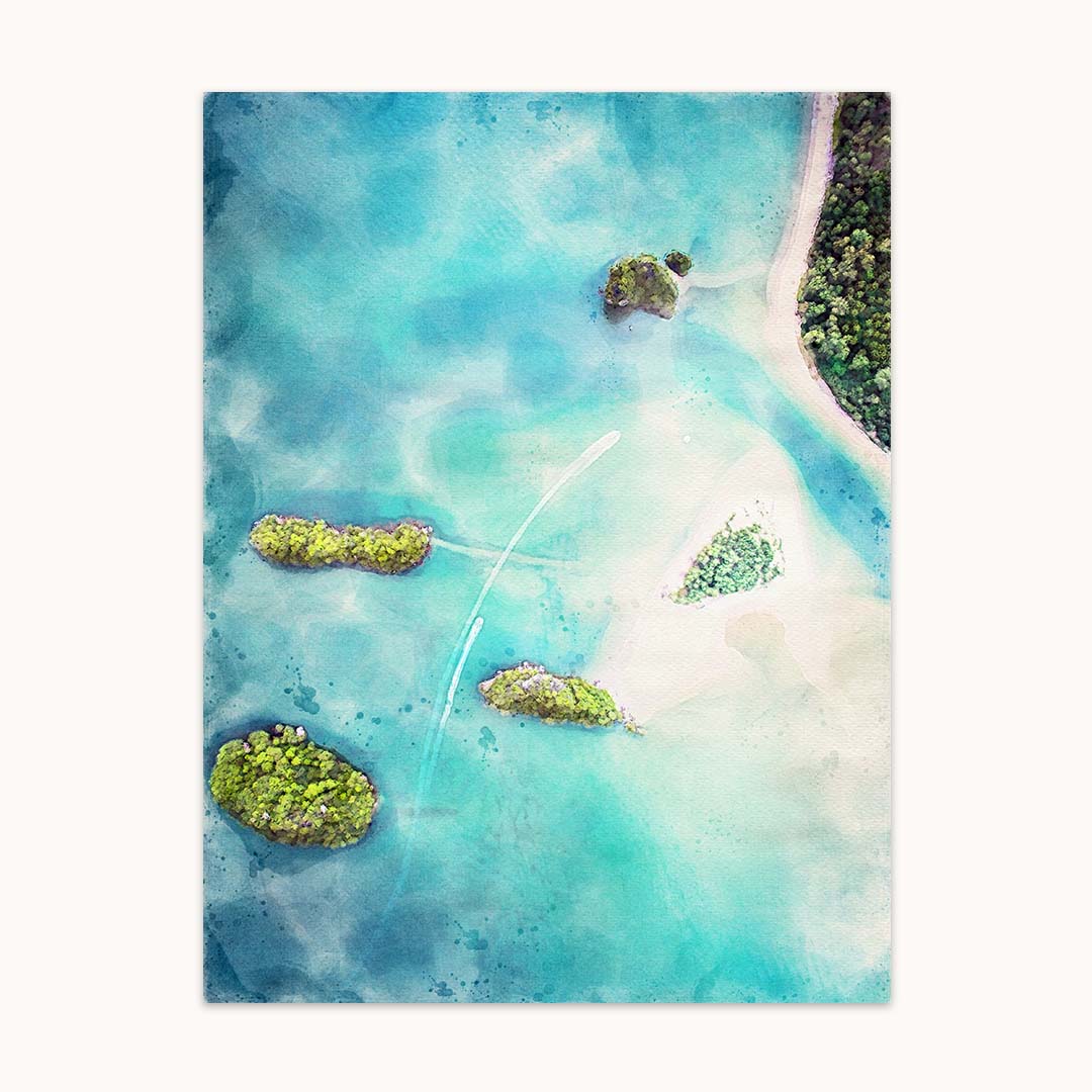 Strand Bahamas von oben