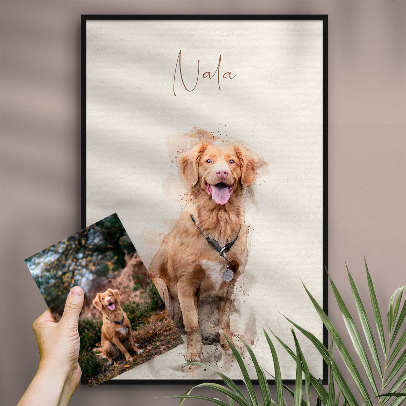 Personalisiertes Gemälde nach Fotovorlage