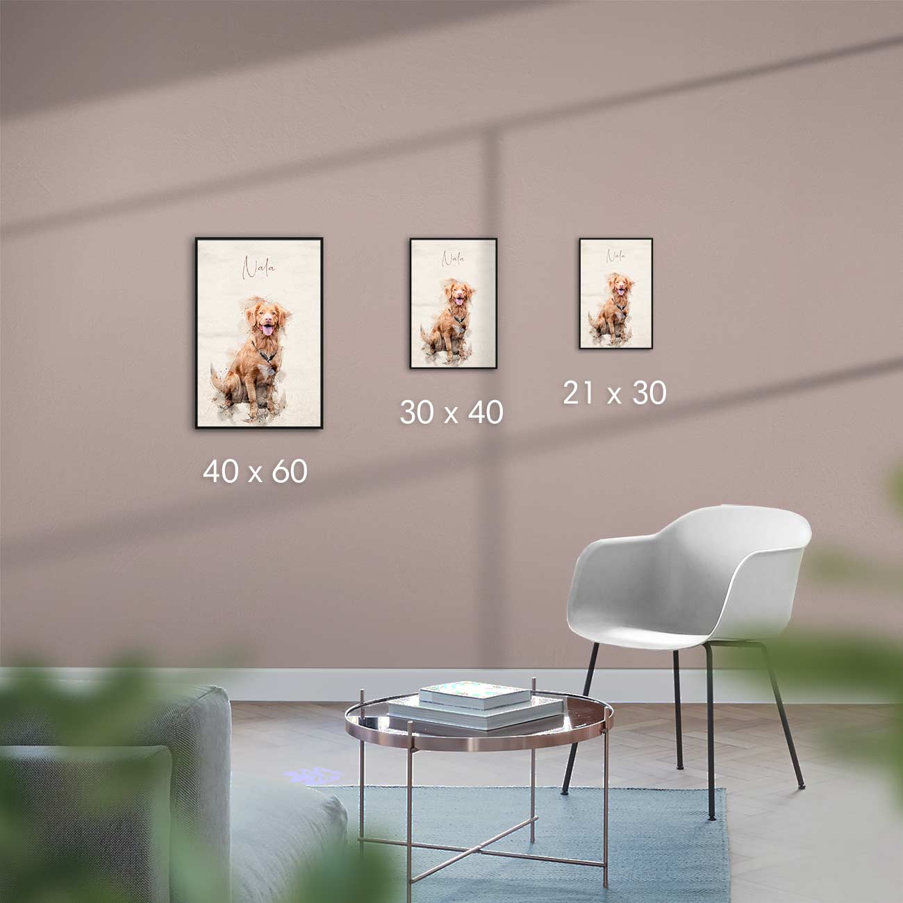 Personalisiertes Gemälde nach Fotovorlage