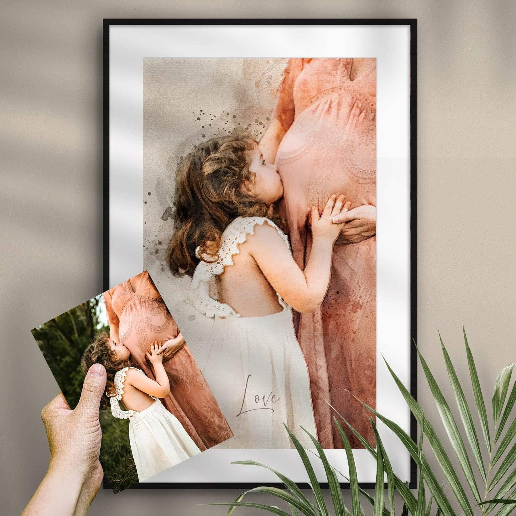 Personalisiertes Gemälde nach Fotovorlage