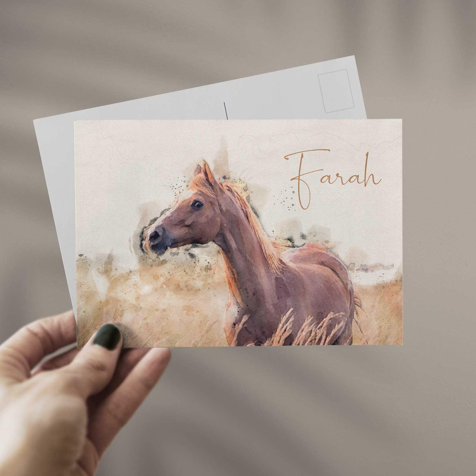 Personalisierte Postkarte