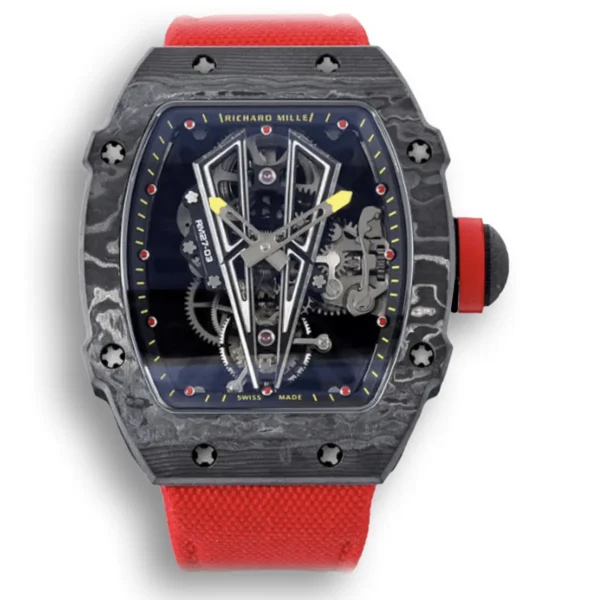 R&M RM 27-03 Rafael Nadal Tourbillon Red Strap - DiscoversMarket