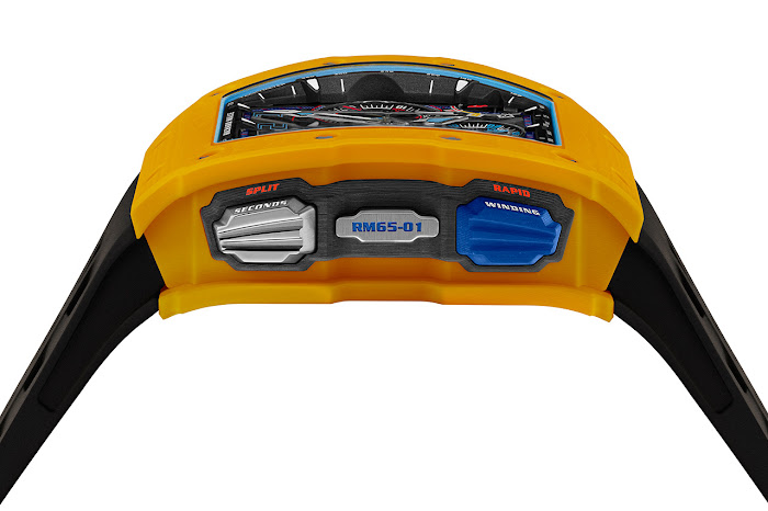 R&M RM65-01 Chronograph Dark Yellow Quartz TPT - DiscoversMarket