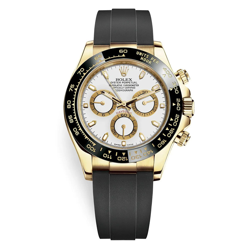 Cosmograph Daytona 116518LN White Dial 40mm Watch - DiscoversMarket