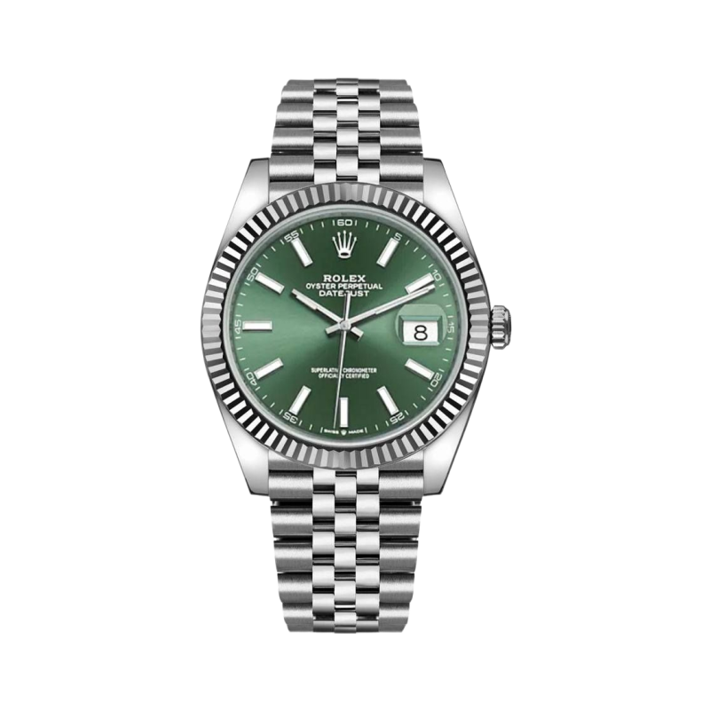 Datejust Green Dial Jubilee Bracelet 41mm - DiscoversMarket