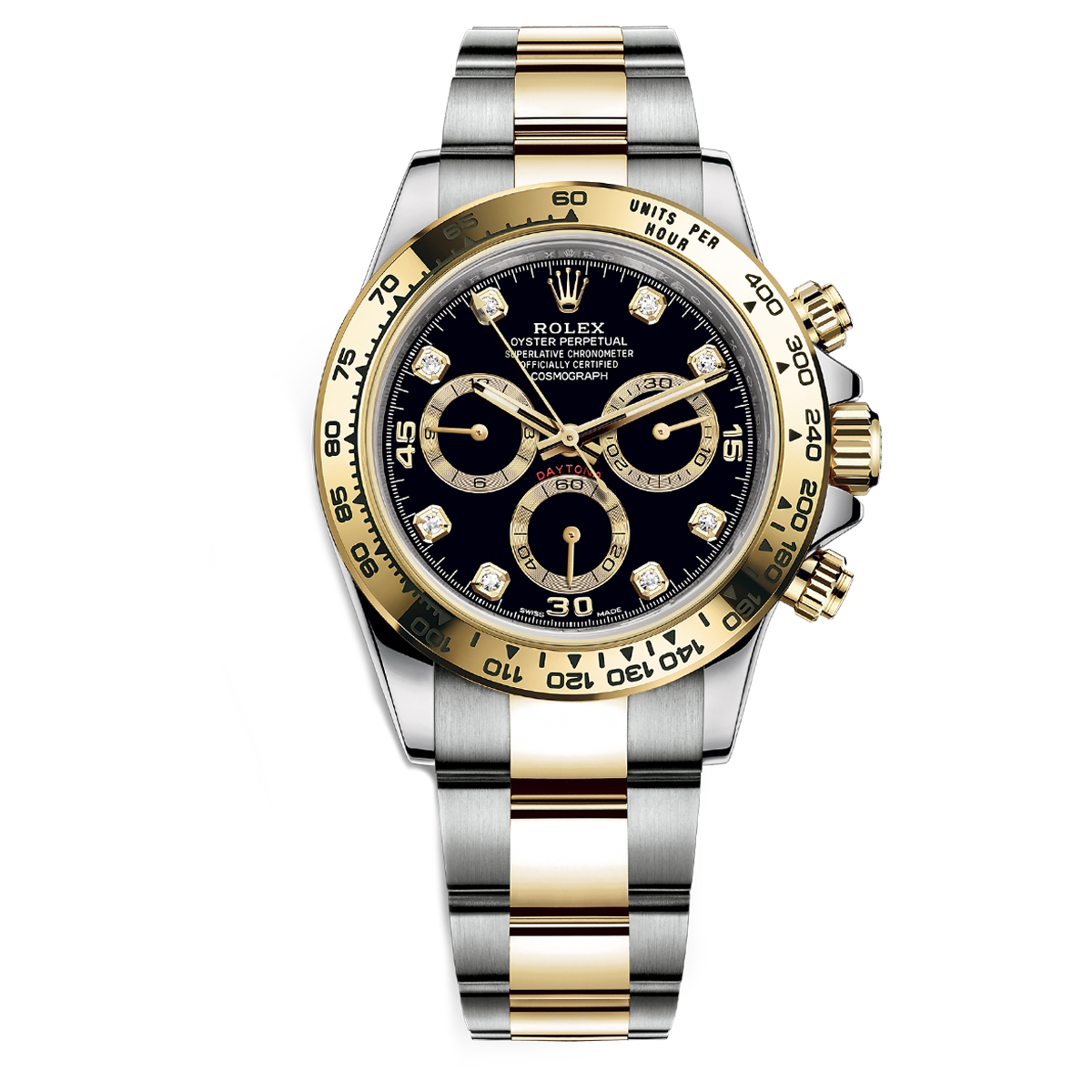 Cosmograph Daytona m116503-0011 Black Diamond Oyster 40mm Watch - DiscoversMarket