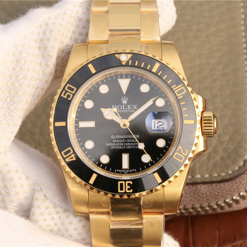 Submariner Date Black Dial Yellow Gold 41mm - DiscoversMarket