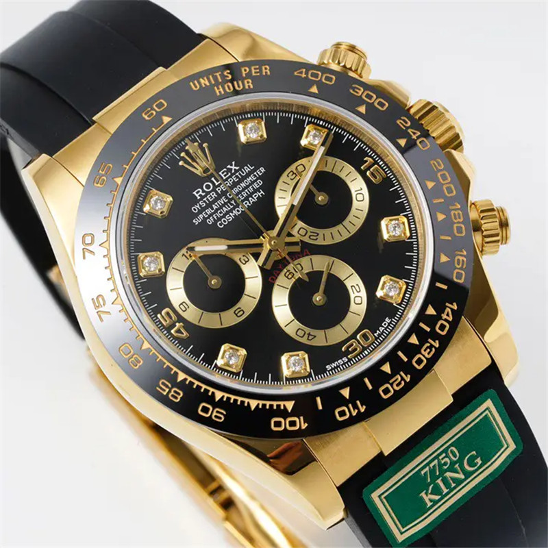 Cosmograph Daytona m116518ln-0078 Black Diamond Dial Oysterflex 40mm Rolex Daytona - DiscoversMarket