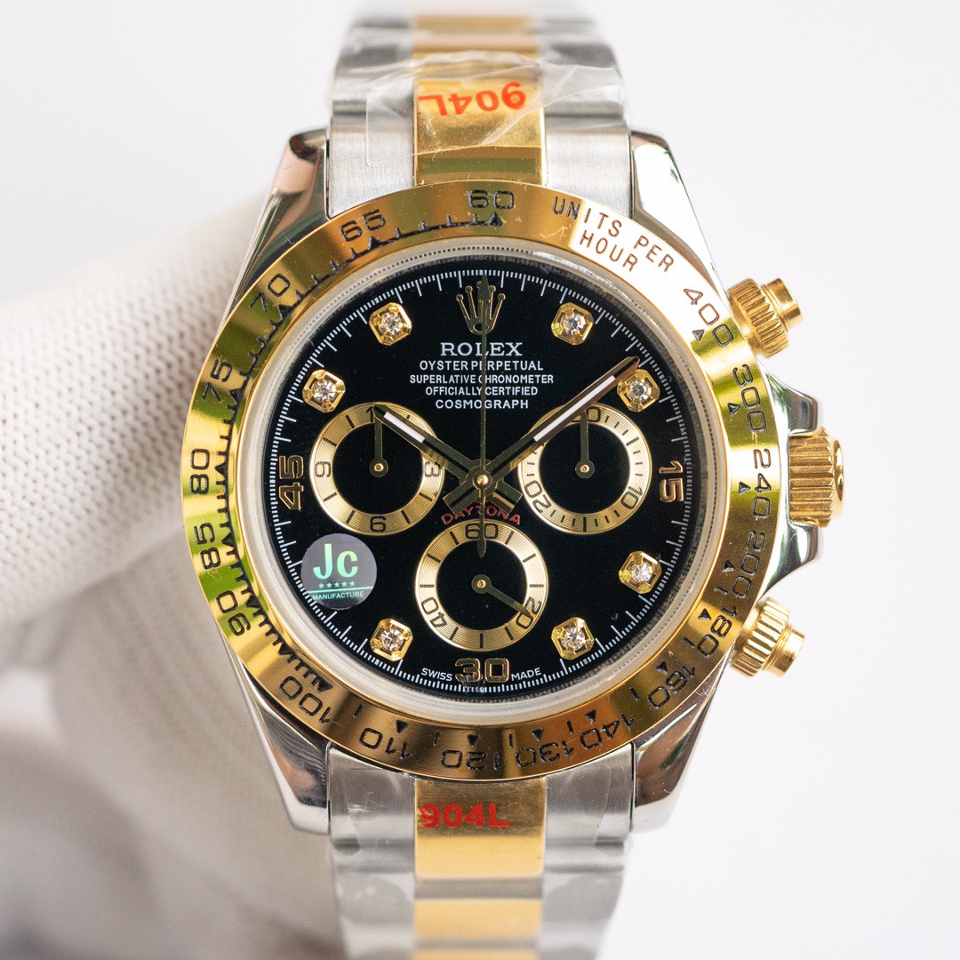 Cosmograph Daytona m116503-0011 Black Diamond Oyster 40mm Watch - DiscoversMarket