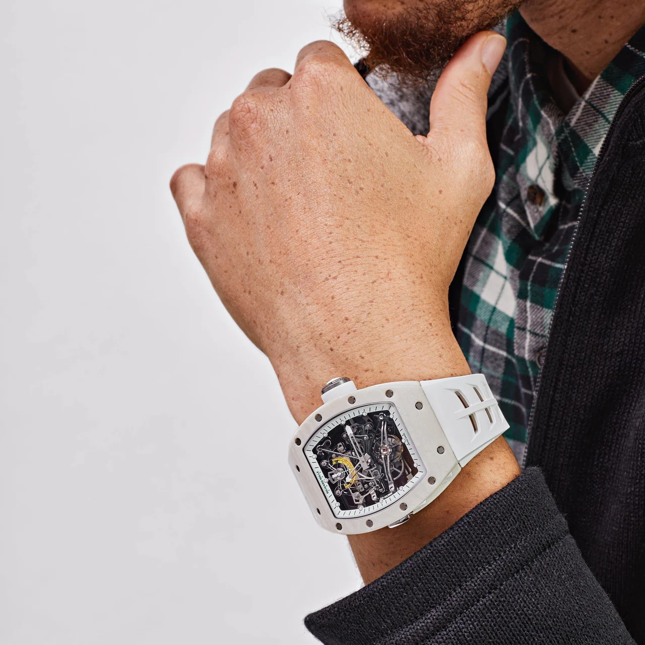 R&M RM 38-01 'Bubba Watson White Quartz TPT' Titanium Limited Edition - DiscoversMarket