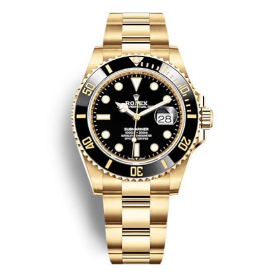Submariner Date Black Dial Yellow Gold 41mm - DiscoversMarket