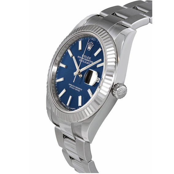 Datejust Blue Dial Oyster Bracelet 41mm - DiscoversMarket
