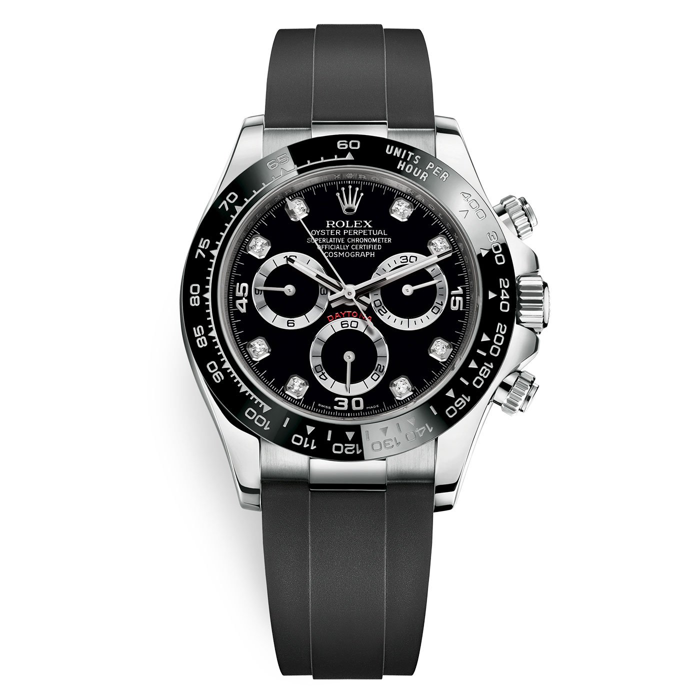 Cosmograph Daytona m116519ln-0025 Black Diamond Dial 40mm Watch - DiscoversMarket
