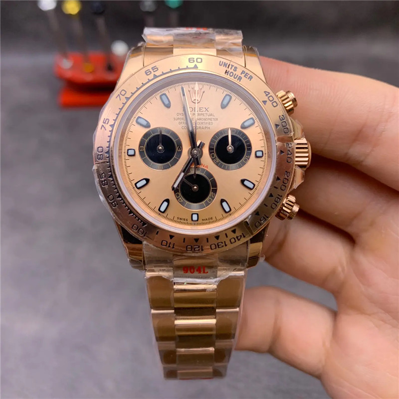 Cosmograph Daytona m116505-0016 Sundust Dial Everose Gold 40mm Watch - DiscoversMarket