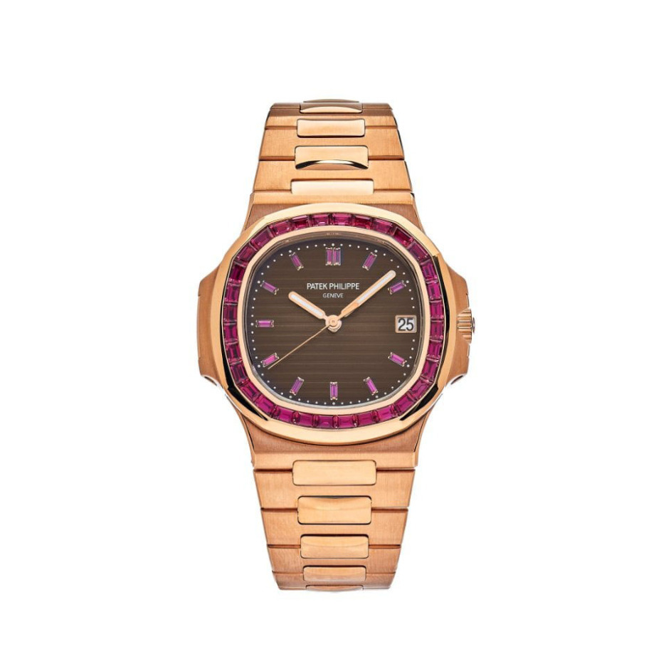 Pat*k P Nautilus Rose Gold Ruby Bezel 5723/112R-001 - DiscoversMarket