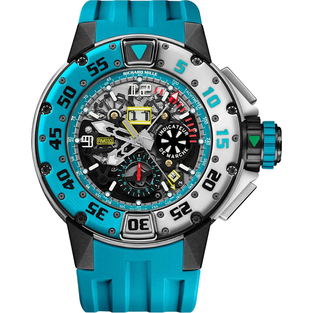 R&M RM 032 Automatic Winding Flyback Chronograph Les Voiles de Saint Barth Limited Edition - DiscoversMarket