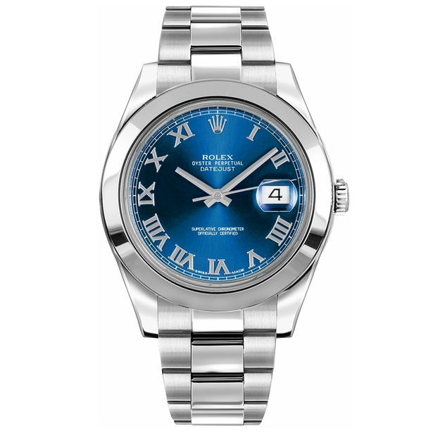 Datejust II Blue Roman Numeral Dial 41mm - DiscoversMarket