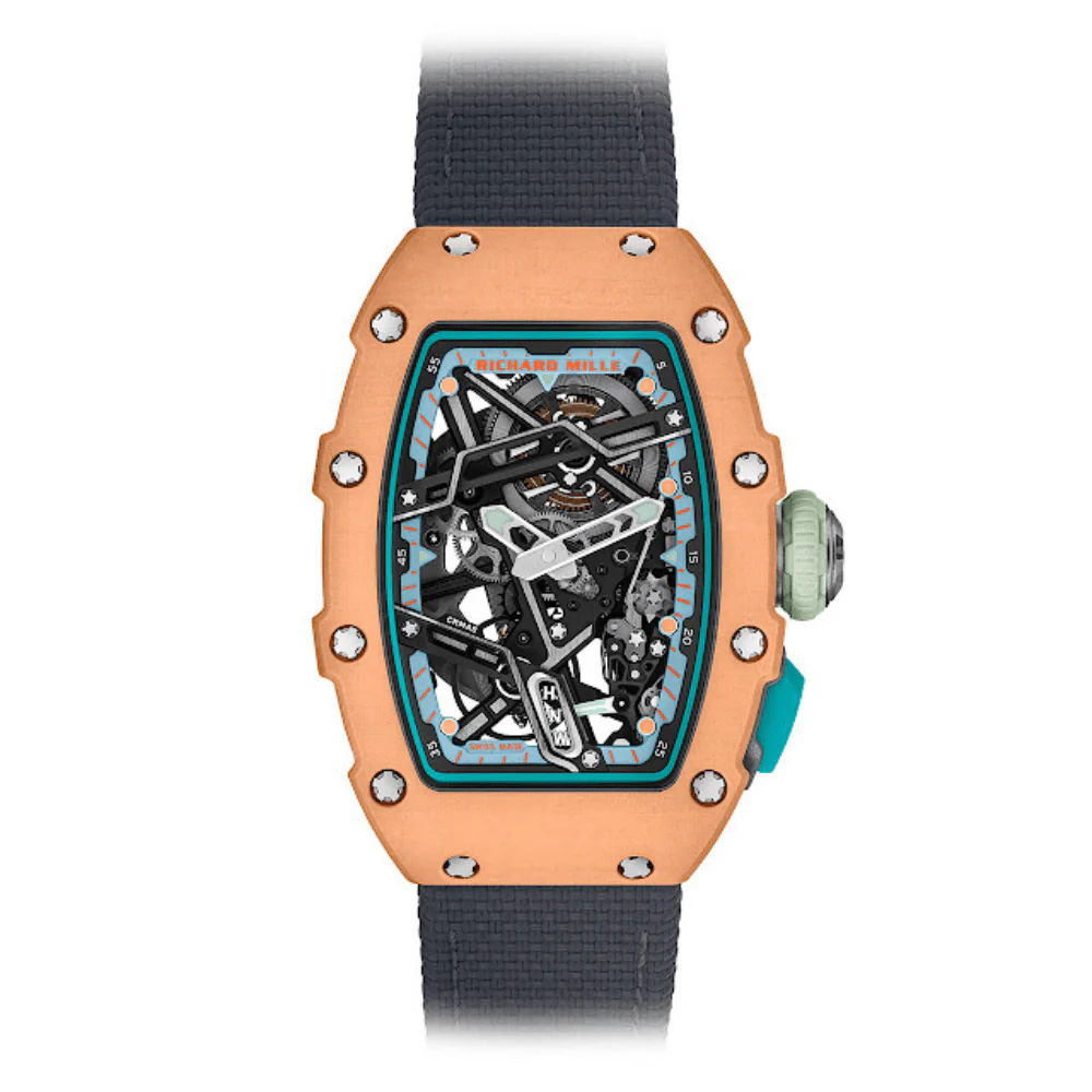 R&M RM 07-04 Salmon Quartz TPT Automatic Sport - DiscoversMarket