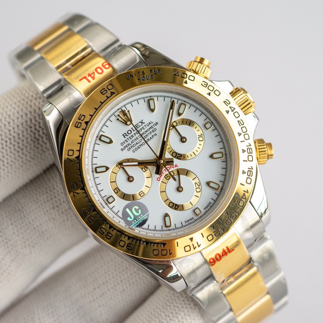 Cosmograph Daytona m116503-0001 White Index Oyster 40mm Watch - DiscoversMarket