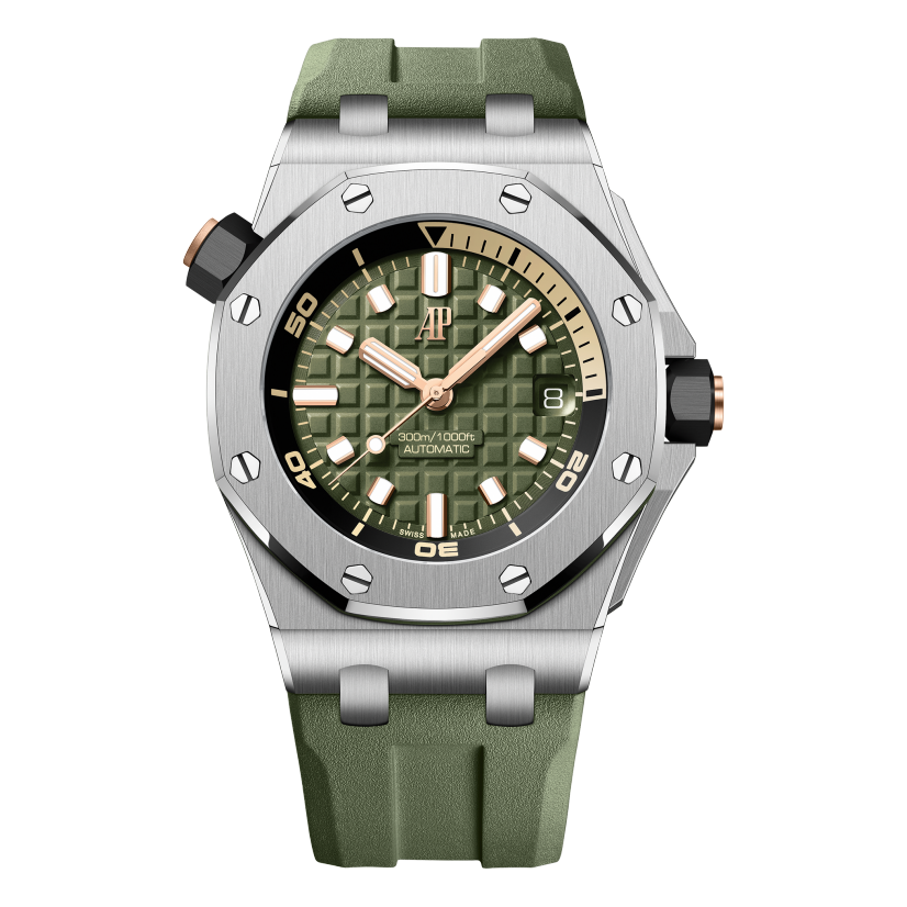 Aude Pig*et Royal Oak Offshore Diver's Watch Ref. 15720ST - DiscoversMarket
