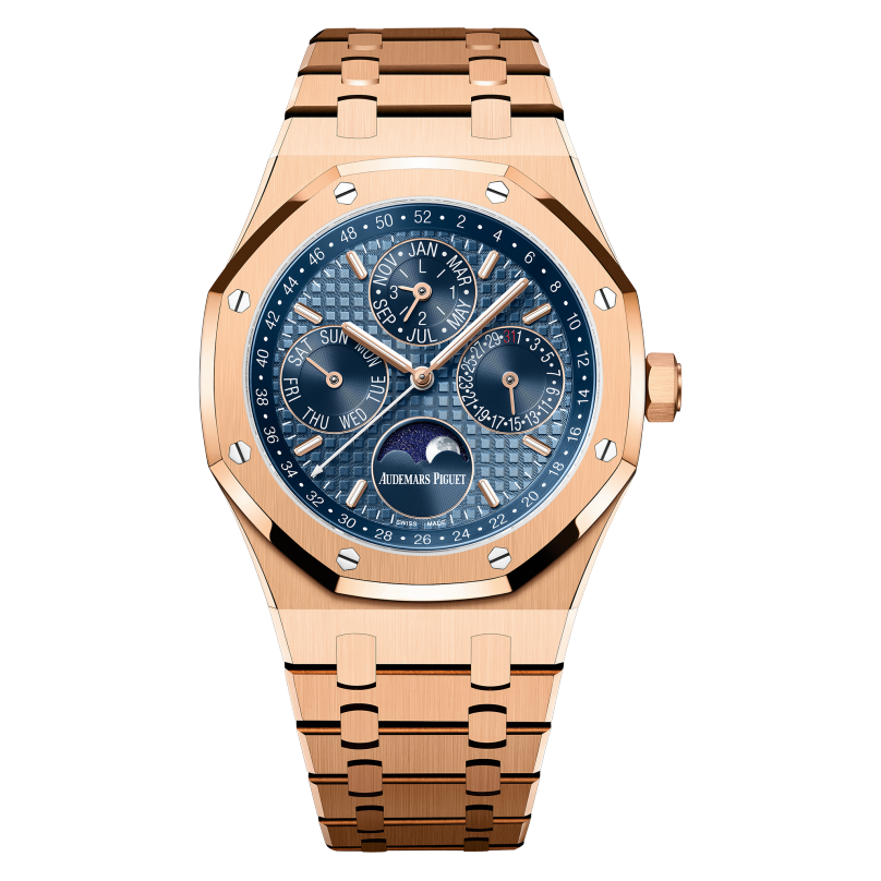 Aude Pig*et Royal Oak Perpetual Calendar Watch Ref. 26574OR.OO.1220OR.03 - DiscoversMarket