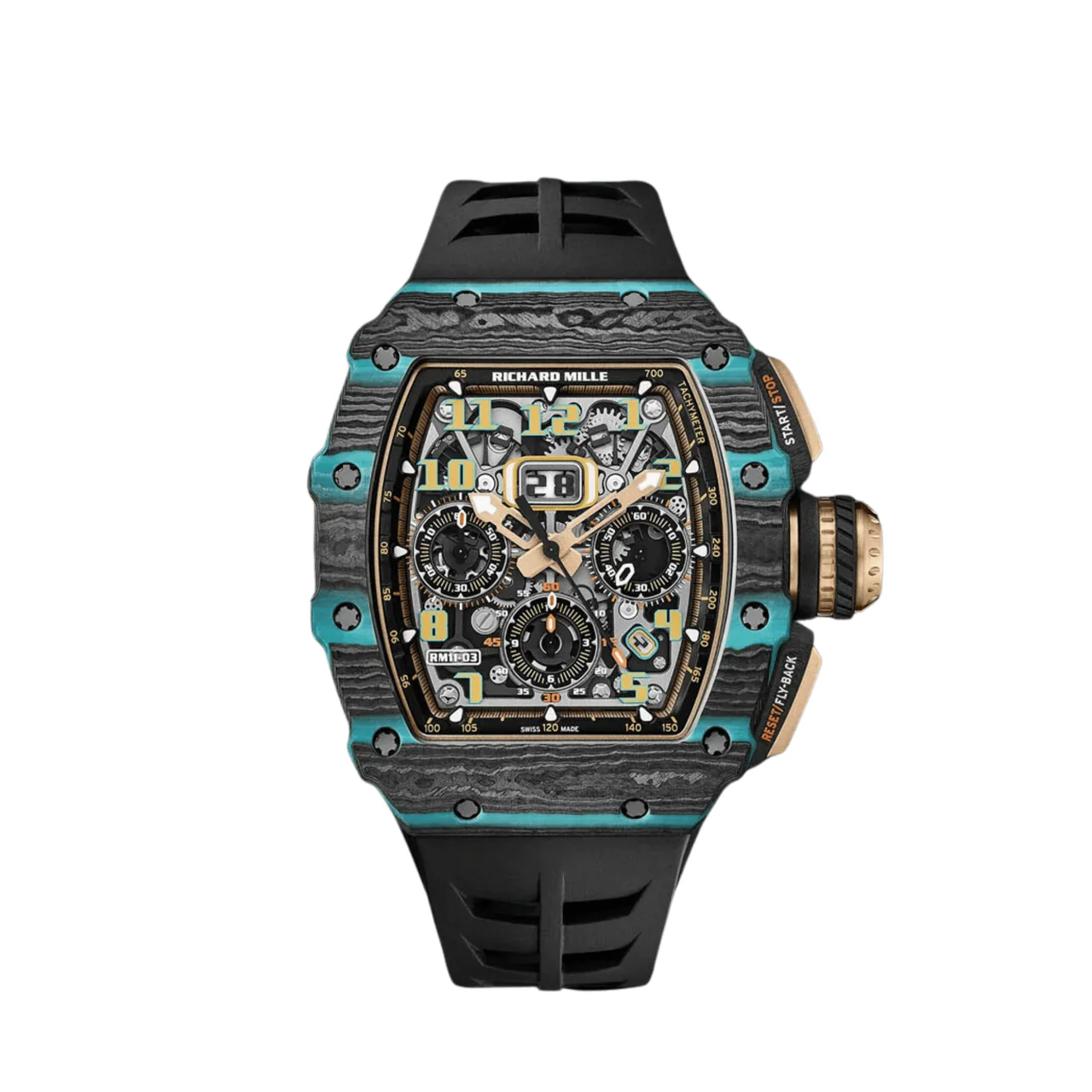 R&M RM 11-03 'Ultimate Edition' Flyback Chronograph Carbon Quartz TPT Limited Edition - DiscoversMarket