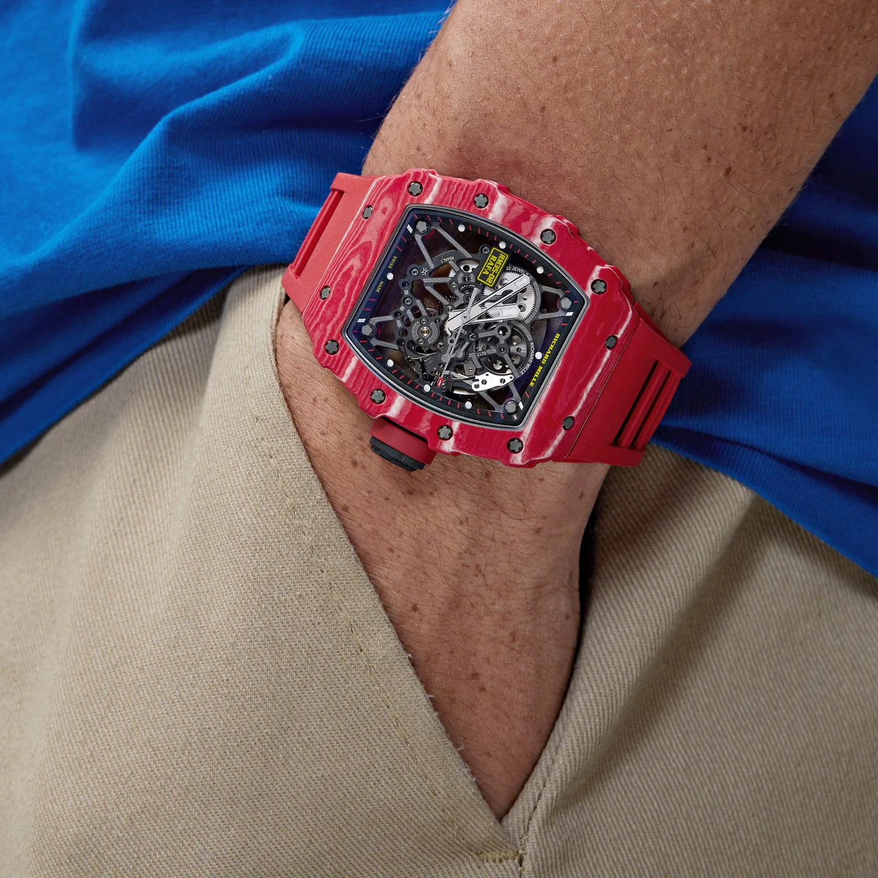 R&M RM 35-02 Rafael Nadal Automatic Red Quartz TPT - DiscoversMarket