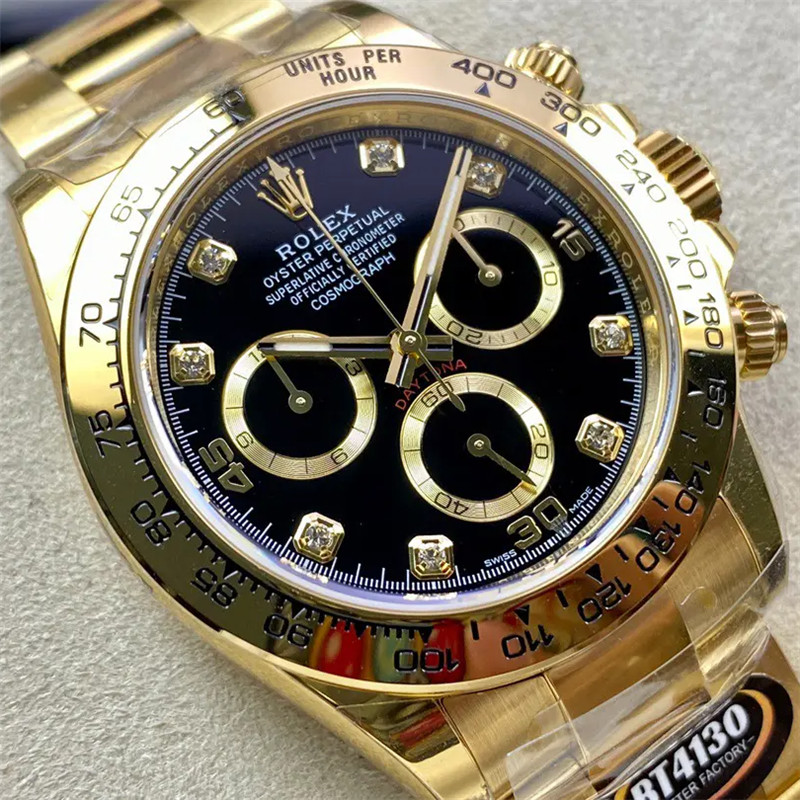 Cosmograph Daytona m116508-0016 Black Diamond Oyster 40mm Watch - DiscoversMarket