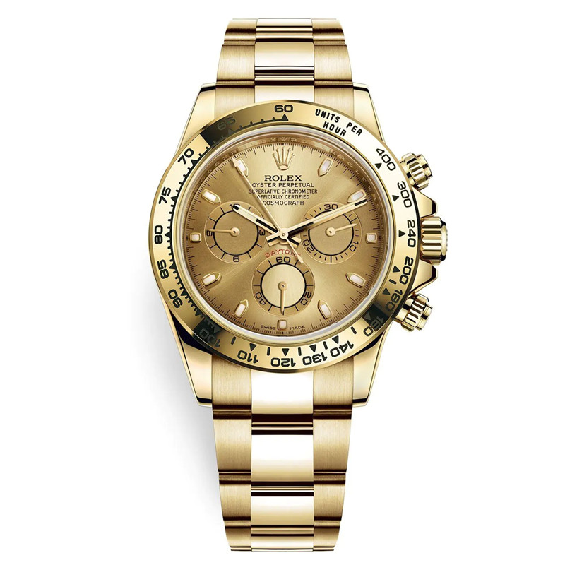 Cosmograph Daytona 116508 Champagne Index Oyster 40mm Watch - DiscoversMarket
