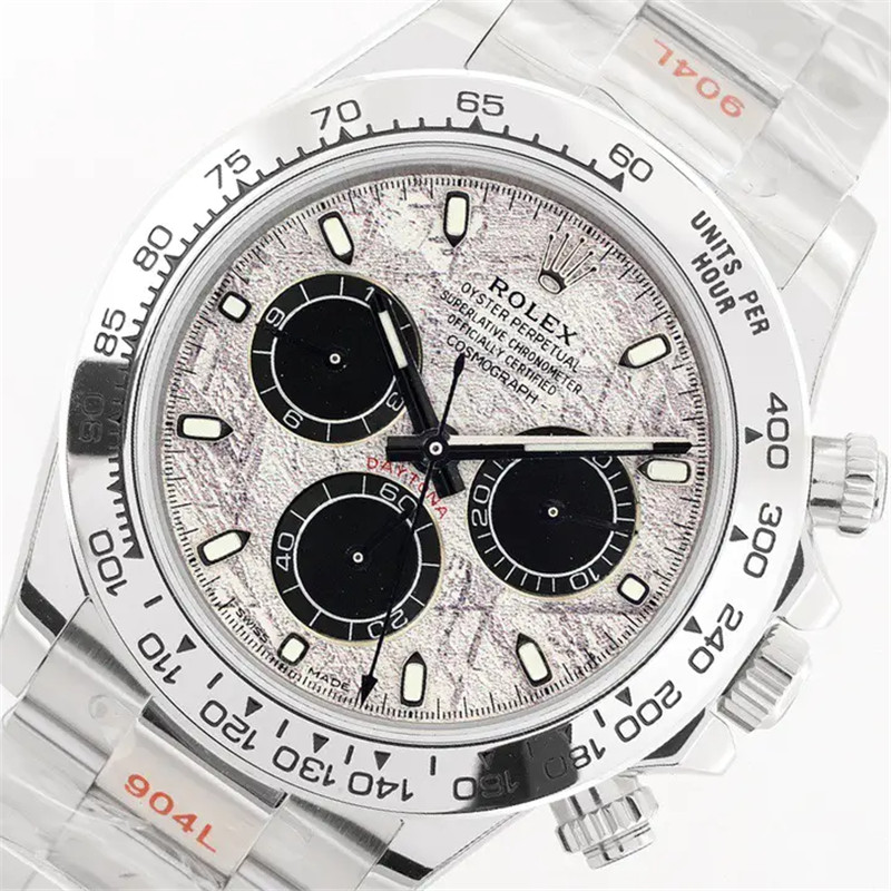 Cosmograph Daytona m116509-0073 Meteorite Dial Steel and Black Oyster 40mm Watch - DiscoversMarket
