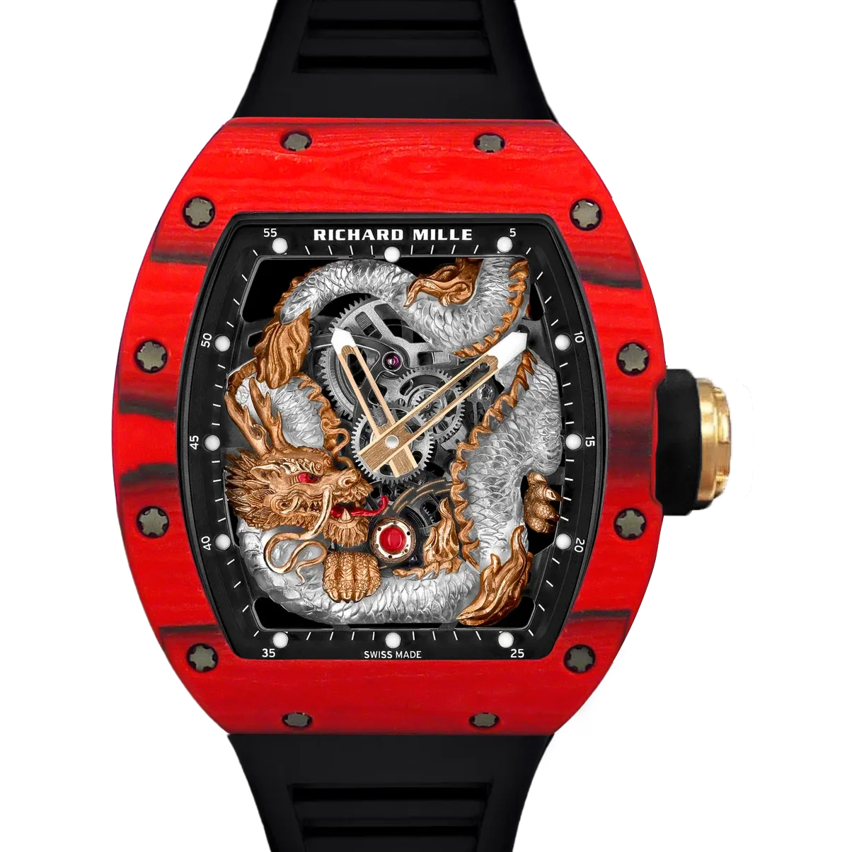 R&M RM 57-03 Tourbillon Sapphire Red Dragon Limited Edition - DiscoversMarket