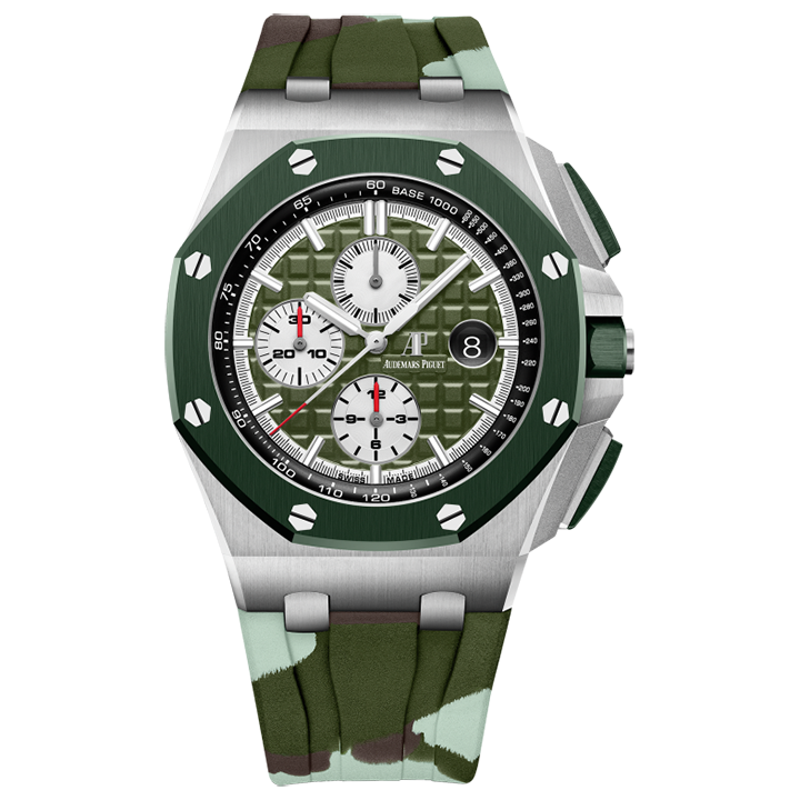 Aude Pig*et ROYAL OAK OFFSHORE SELFWINDING CHRONOGRAPH Ref. 26400SO.OO.A055CA.01 - DiscoversMarket