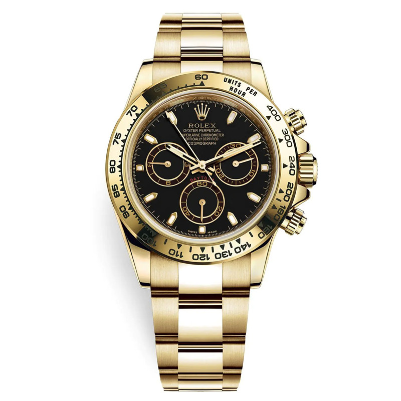 Cosmograph Daytona 116508 Black Index Oyster 40mm Watch - DiscoversMarket