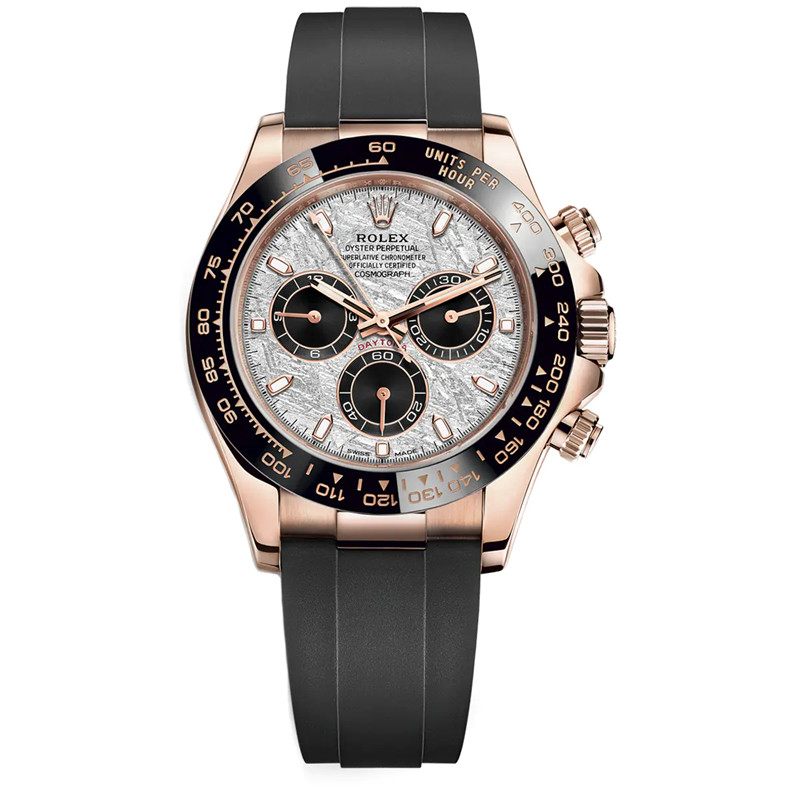 Cosmograph Daytona m116515ln-0055 40mm Meteorite Dial Oysterflex Everose Gold Watch - DiscoversMarket