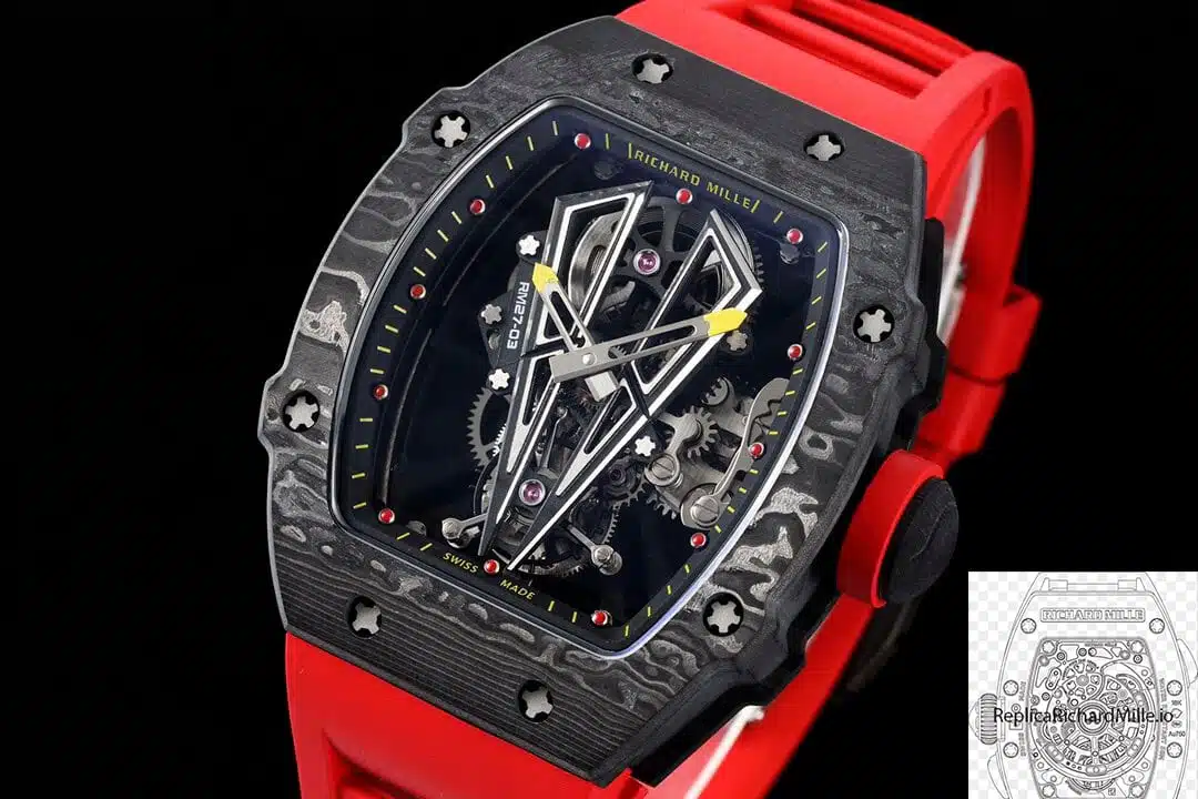 R&M RM 27-03 Rafael Nadal Tourbillon Red Strap - DiscoversMarket
