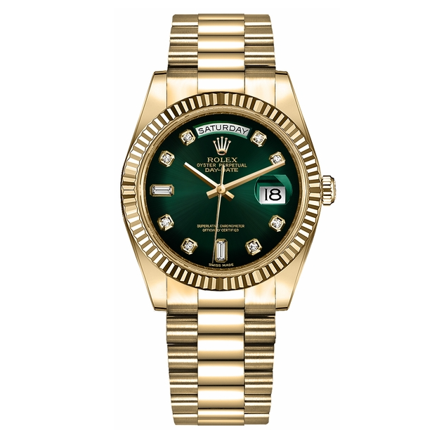R0lex DAY-DATE Oyster, 36 mm, yellow gold M128238-0069 - DiscoversMarket