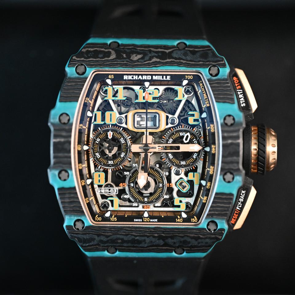 R&M RM 11-03 'Ultimate Edition' Flyback Chronograph Carbon Quartz TPT Limited Edition - DiscoversMarket