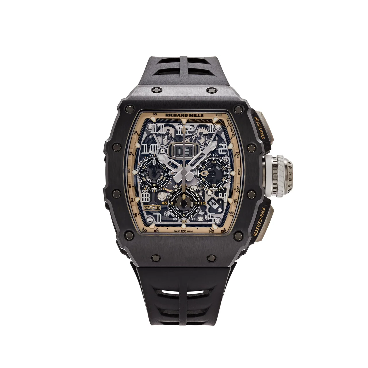 R&M RM 11-03 'Last Black Edition' Automatic Flyback Chronograph Black Ceramic - DiscoversMarket