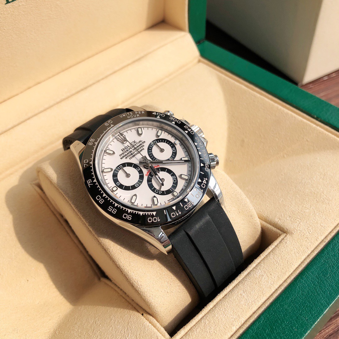 Cosmograph Daytona M116500lN 40mm White Oysterflex Watch - DiscoversMarket