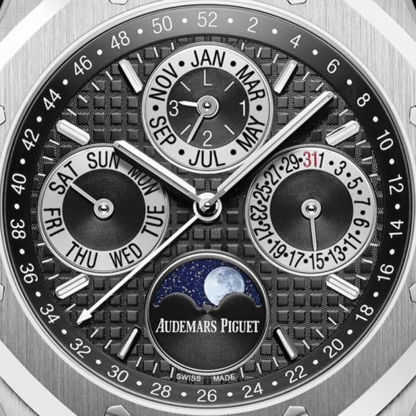 Aude Pig*et Royal Oak Perpetual Calendar Ref. # 26597PT.OO.1220PT.01 - DiscoversMarket