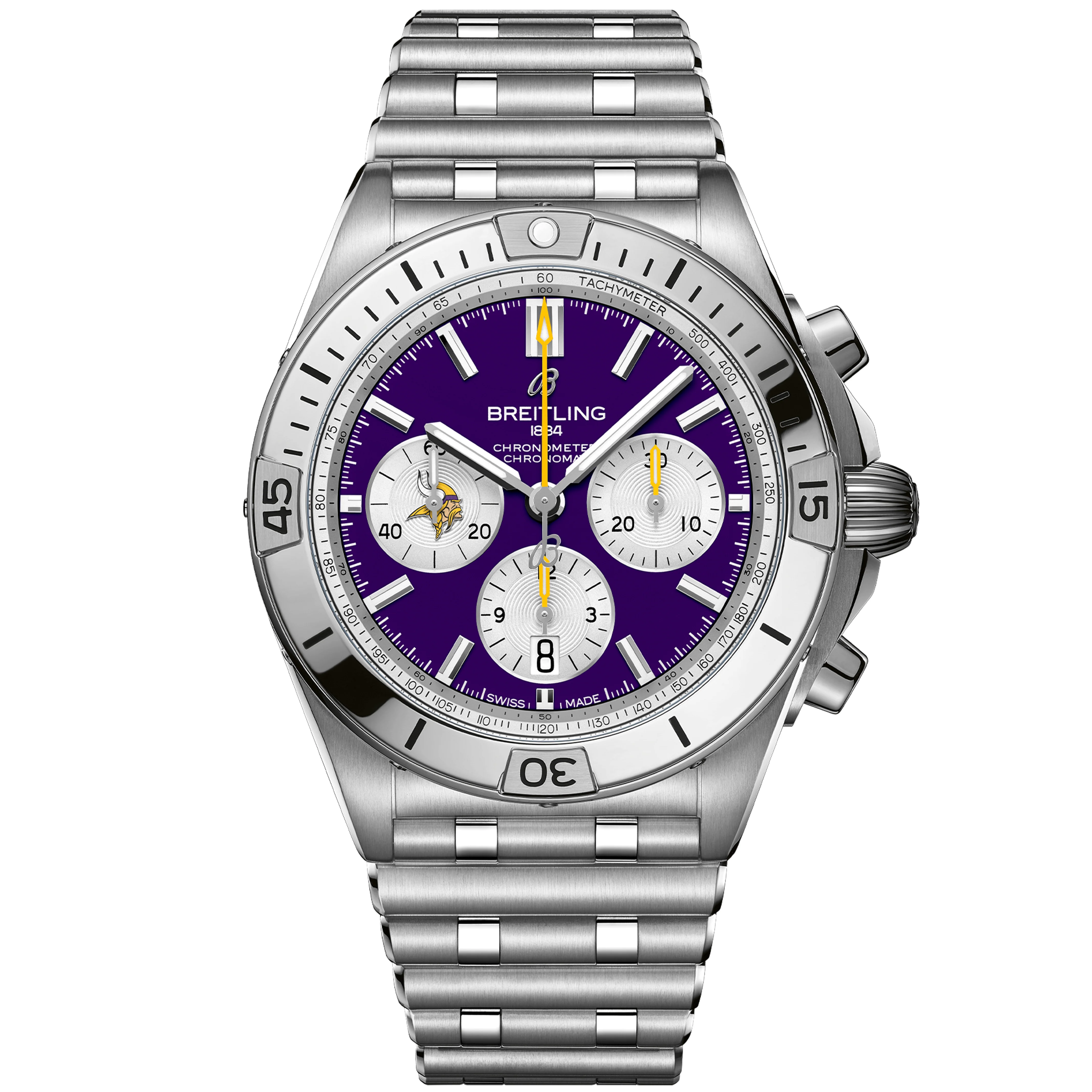 Chronomat B01 42 NFL Minnesota Vikings Edition AB01342B1K4A1 - DiscoversMarket