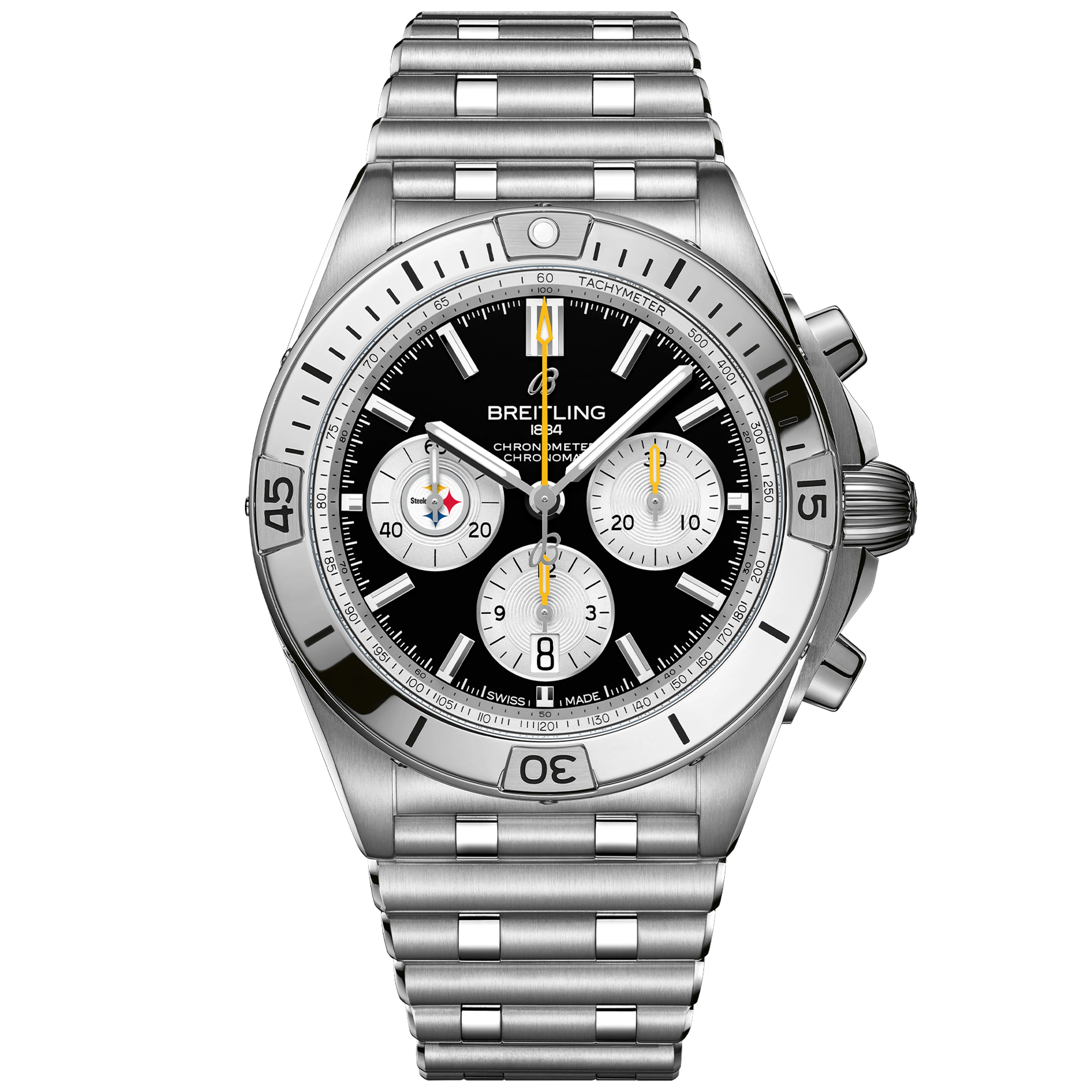 Chronomat B01 42 NFL Pittsburgh Steelers Edition AB01342B1B2A1 - DiscoversMarket