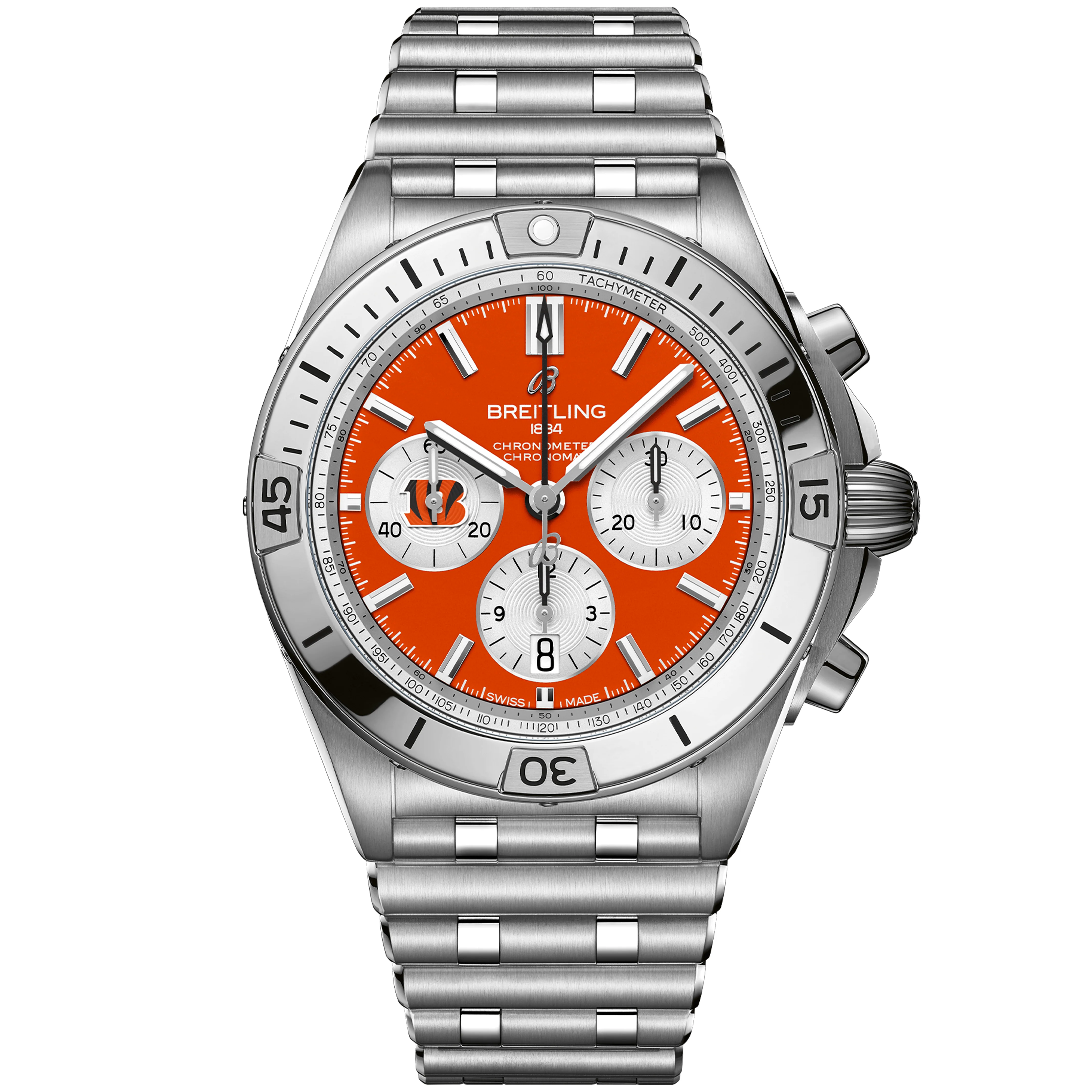 Chronomat B01 42 NFL Cincinnati Bengals Edition AB01342B1O1A1 - DiscoversMarket
