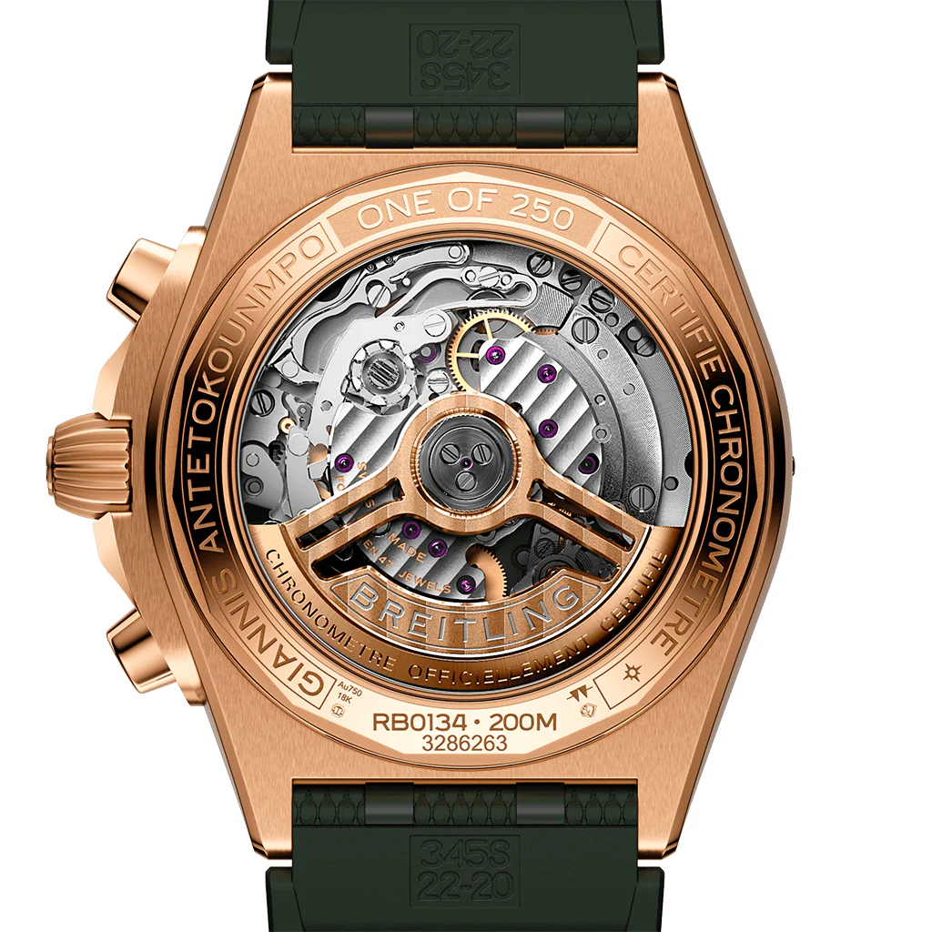Chronomat B01 42 Giannis Antetokounmpo RB01344A1L1S1 - DiscoversMarket