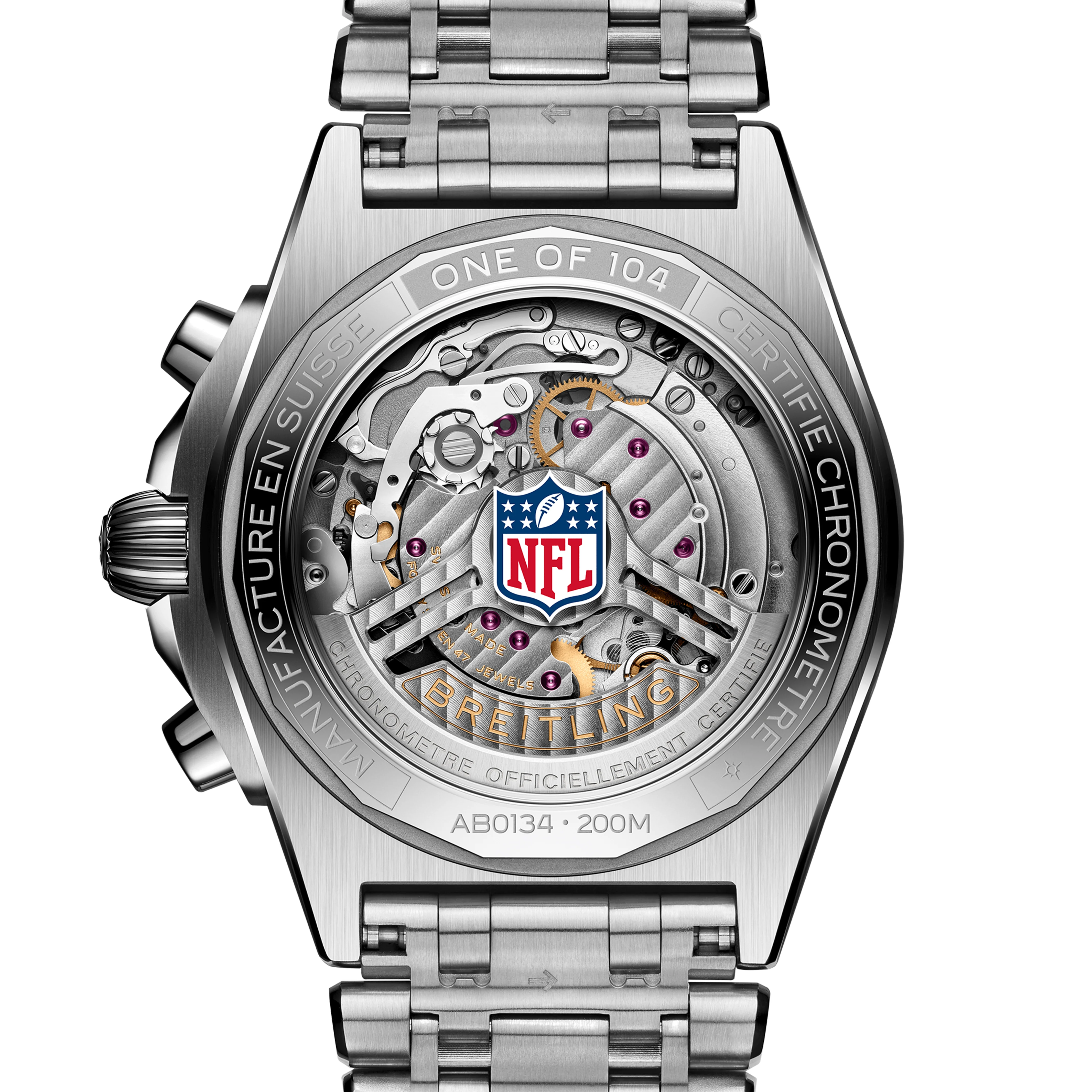 Chronomat B01 42 NFL Cincinnati Bengals Edition AB01342B1O1A1 - DiscoversMarket