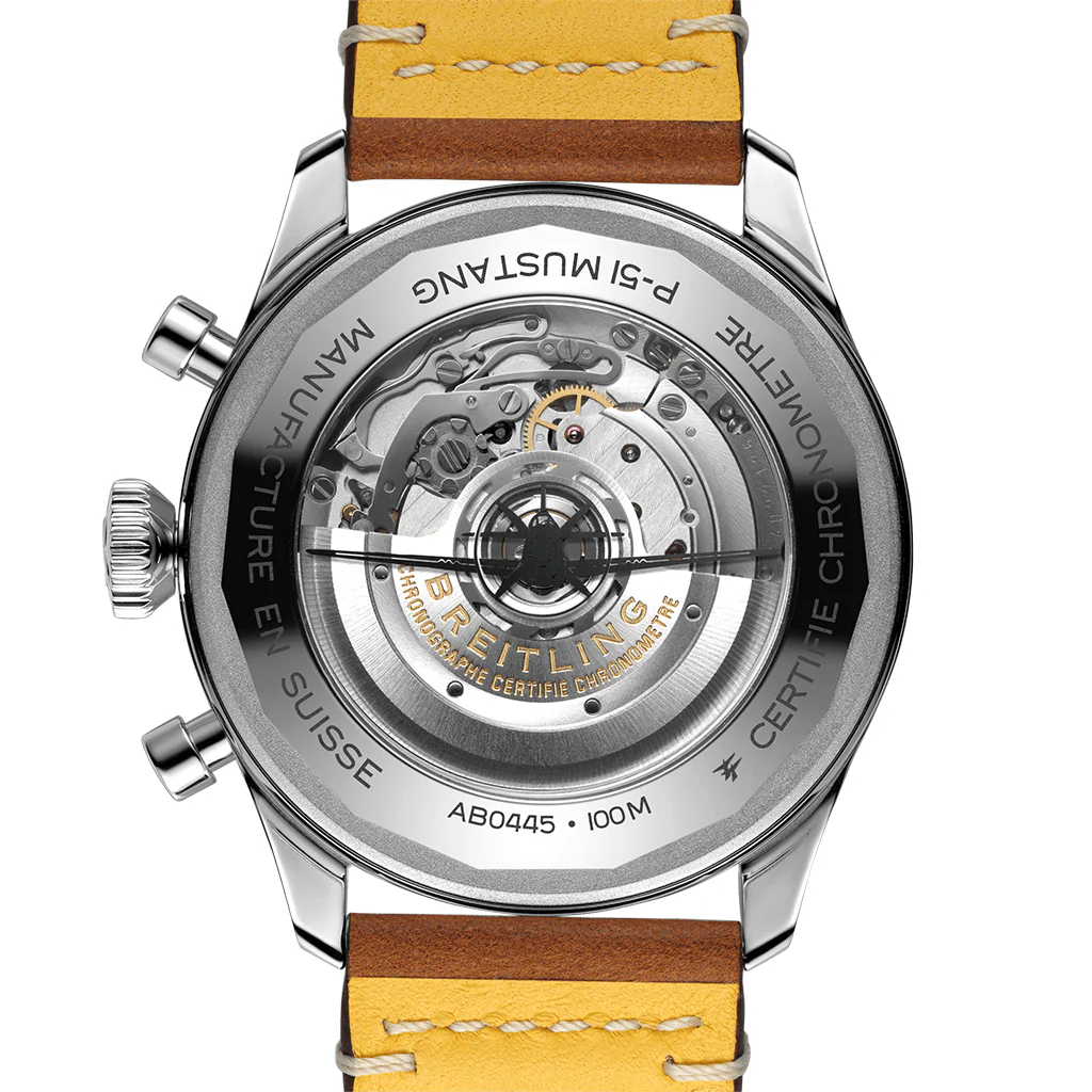 Super AVI B04 Chronograph GMT 46 P-51 Mustang AB04453A1B1X1 - DiscoversMarket