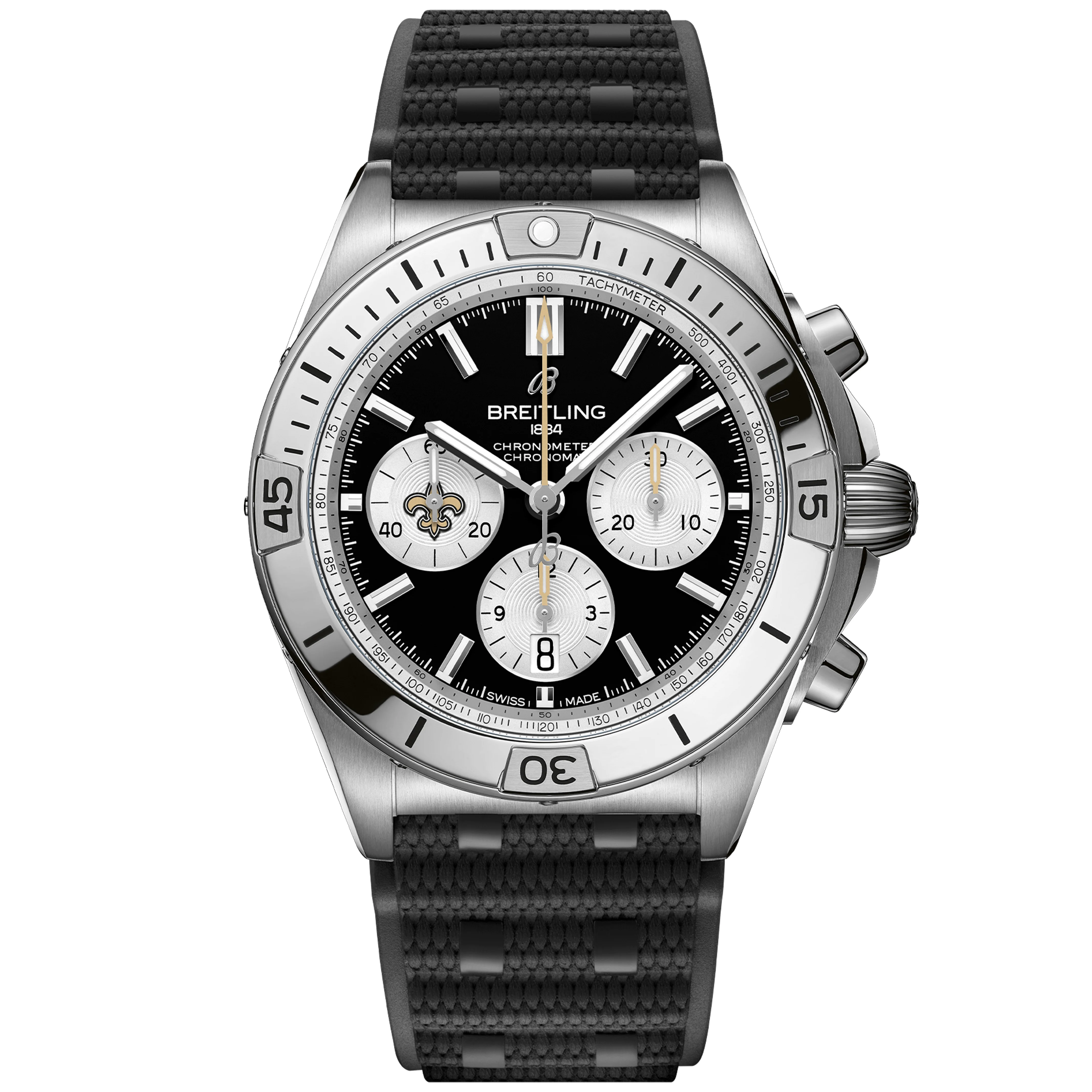 Chronomat B01 42 NFL New Orleans Saints Edition AB01342B1B4S1 - DiscoversMarket