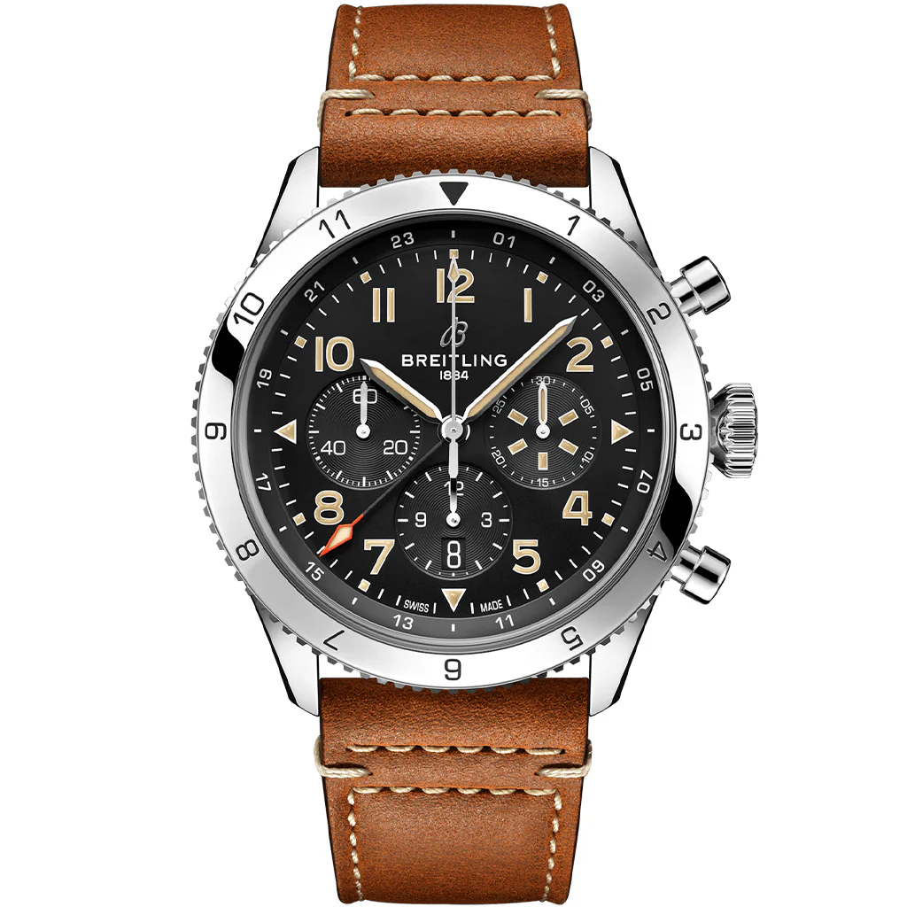 Super AVI B04 Chronograph GMT 46 P-51 Mustang AB04453A1B1X1 - DiscoversMarket