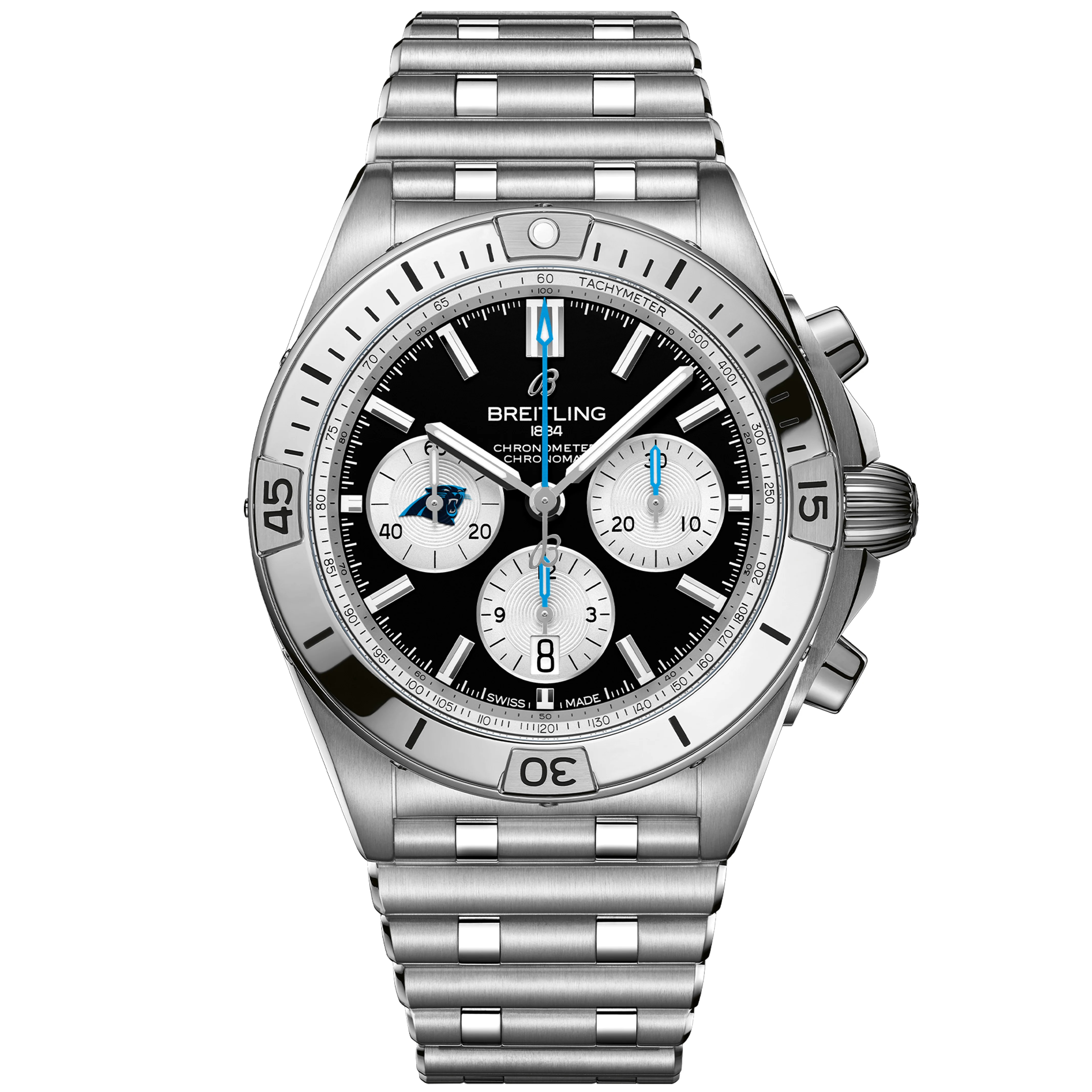 Chronomat B01 42 NFL Carolina Panthers Edition AB01342B1B5A1 - DiscoversMarket