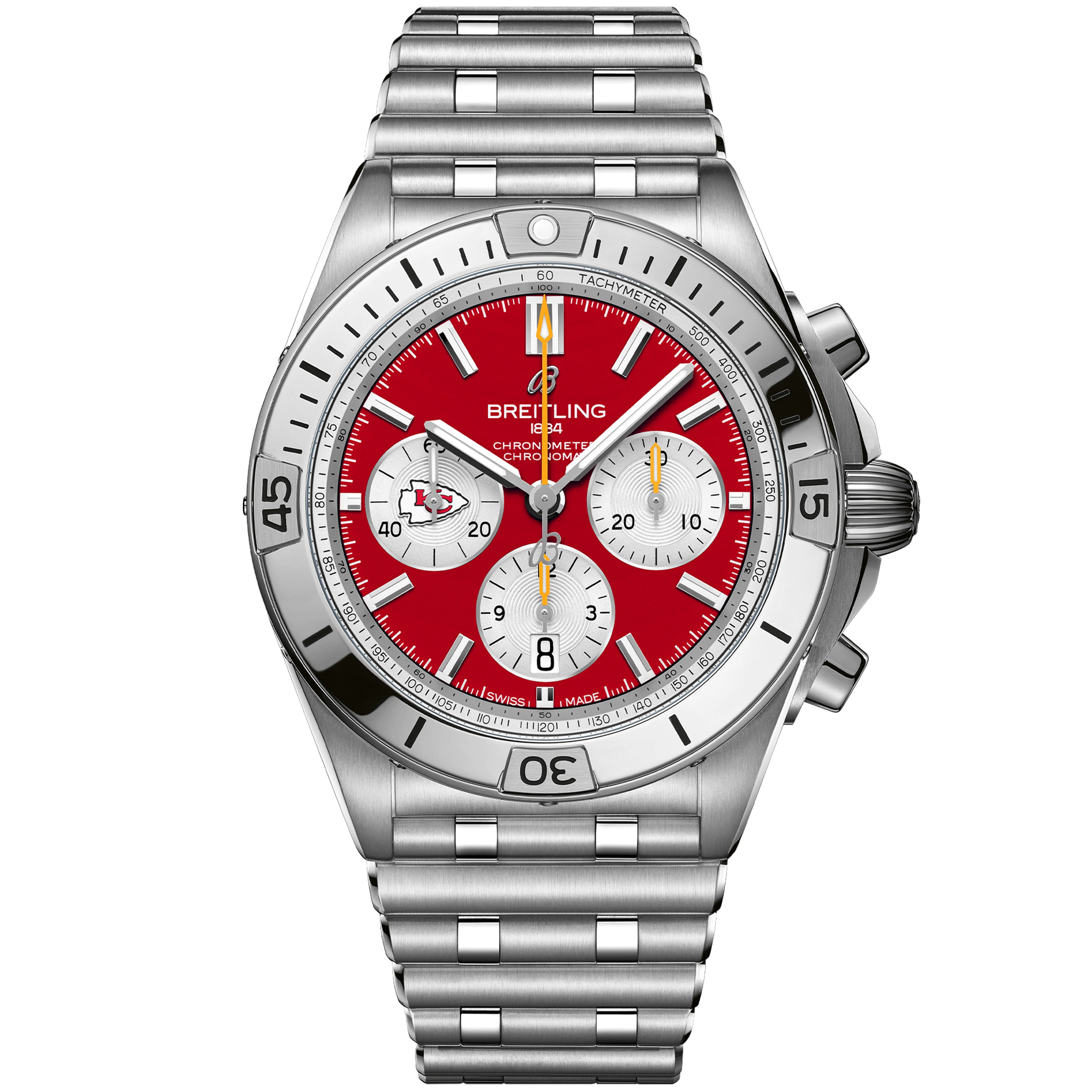 Chronomat B01 42 NFL Kansas City Chiefs Edition AB01342B1K5A1 - DiscoversMarket